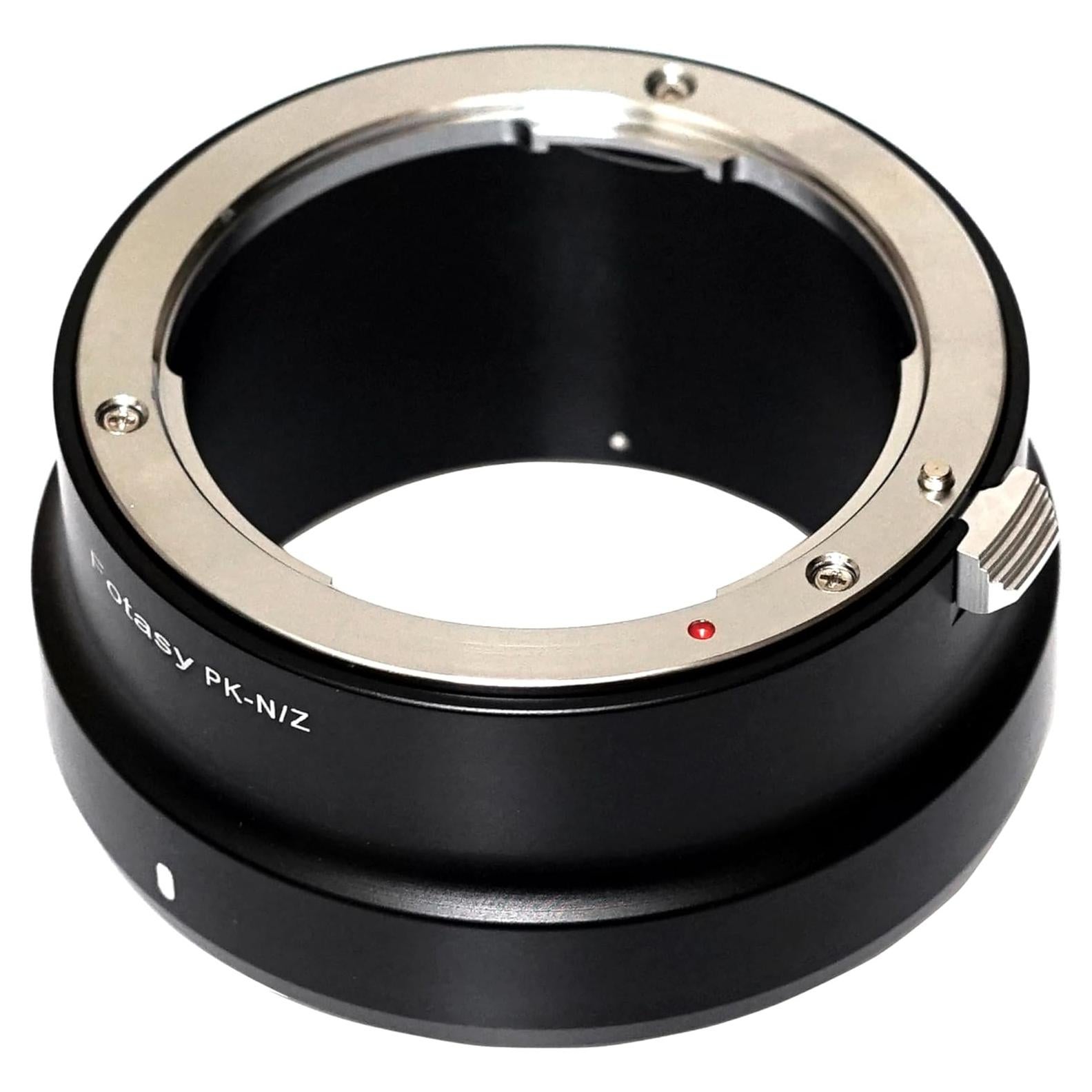 Adaptador de lente Fotasy PK a Nikkor Z para cámaras sin espejo