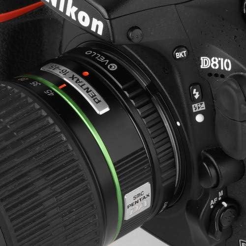 Adaptador de Lente Vello Pentax K a Nikon F - Enfoque Infinito