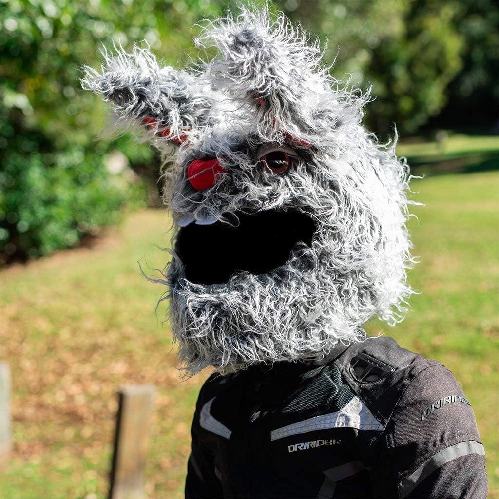 Cubierta de Casco MotoLoot Conejo Malvado para Motocicleta