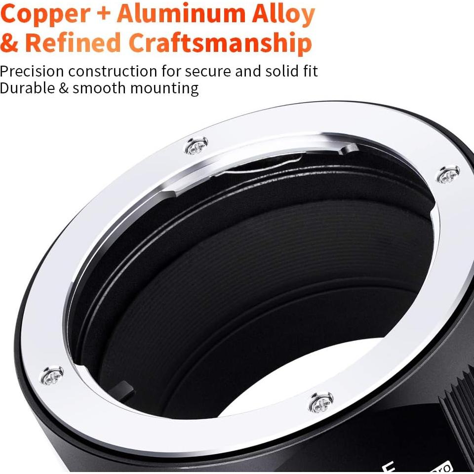 Adaptador de Montura K&F Concept OM-E para Lentes Olympus a Sony E