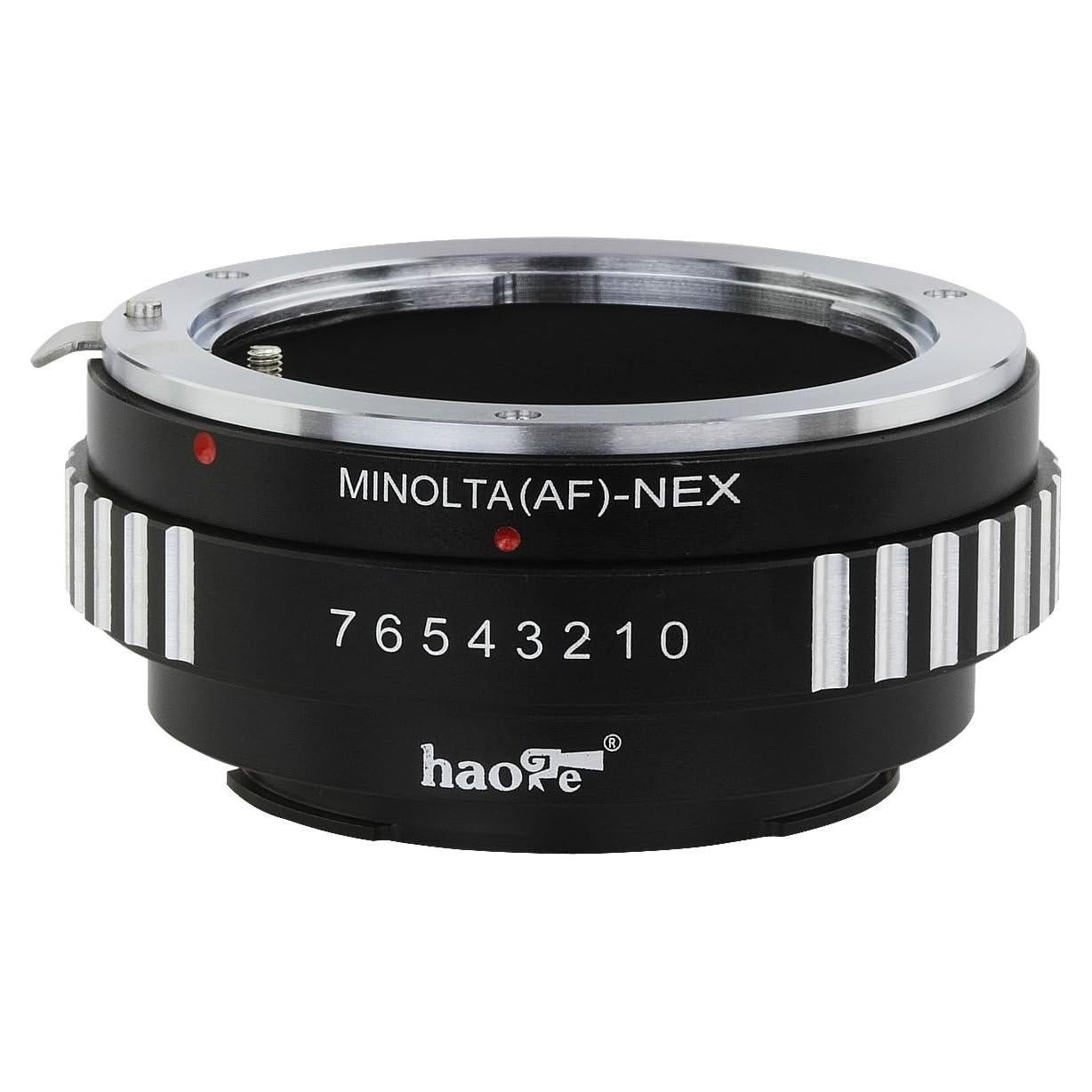 Adaptador de Lente Haoge para Konica Minolta MA AF a Sony E