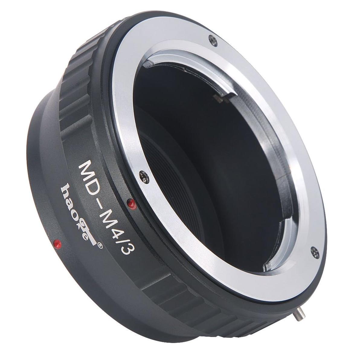 Adaptador de Lente Manual Haoge MD-M43 para Minolta a M4/3