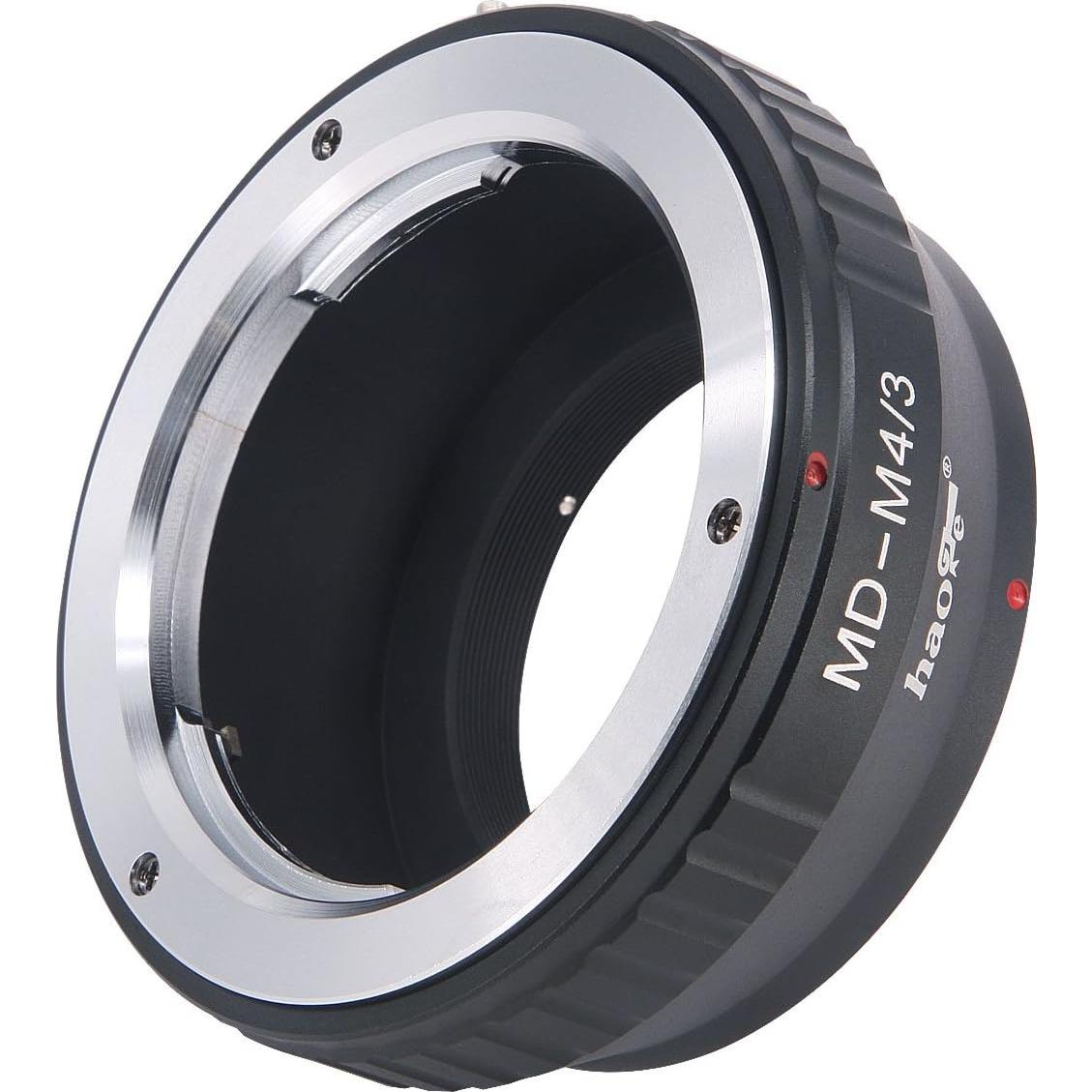 Adaptador de Lente Manual Haoge MD-M43 para Minolta a M4/3