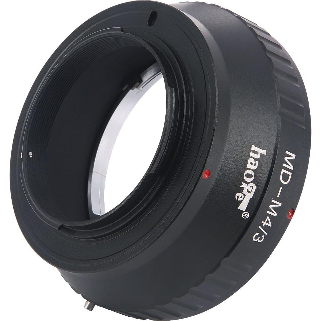 Adaptador de Lente Manual Haoge MD-M43 para Minolta a M4/3