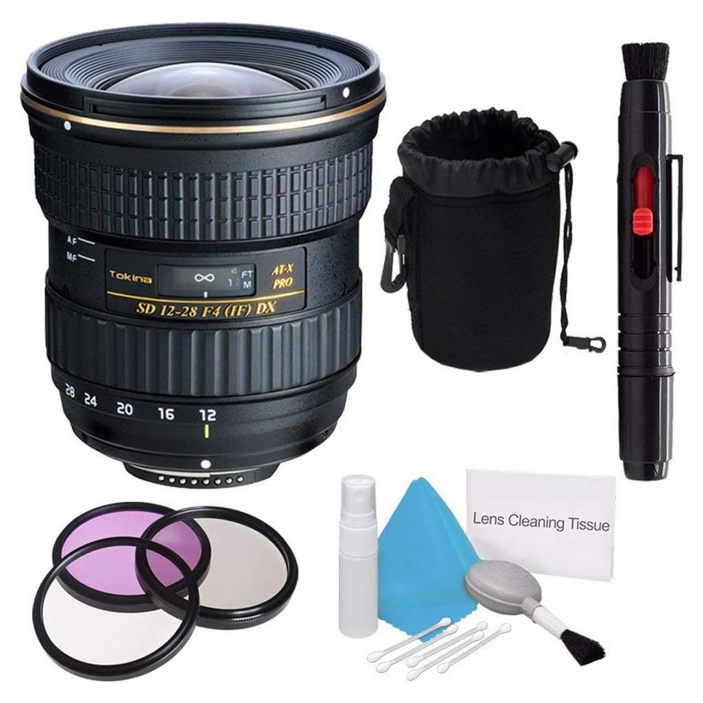 Lente Tokina 12-28mm f/4.0 AT-X Pro para Canon + Kit de Limpieza