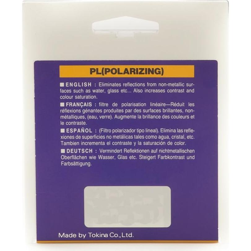 Filtro Polarizador Circular Hoya 46mm para Fotografía