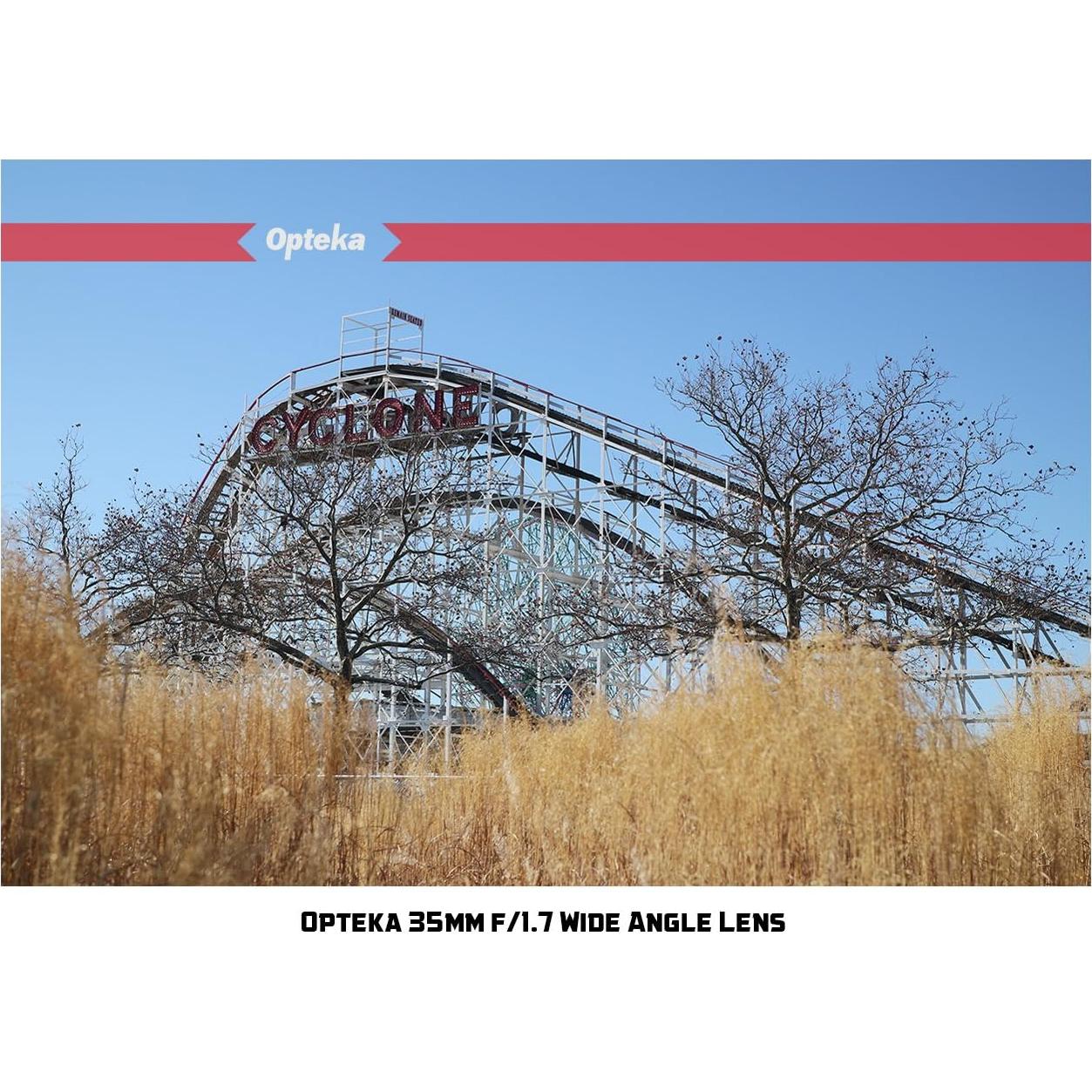 Lente Opteka 35mm f/1.7 Manual para Canon EF-M - 204g