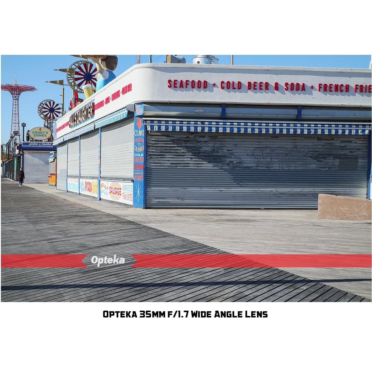 Lente Opteka 35mm f/1.7 Manual para Canon EF-M - 204g