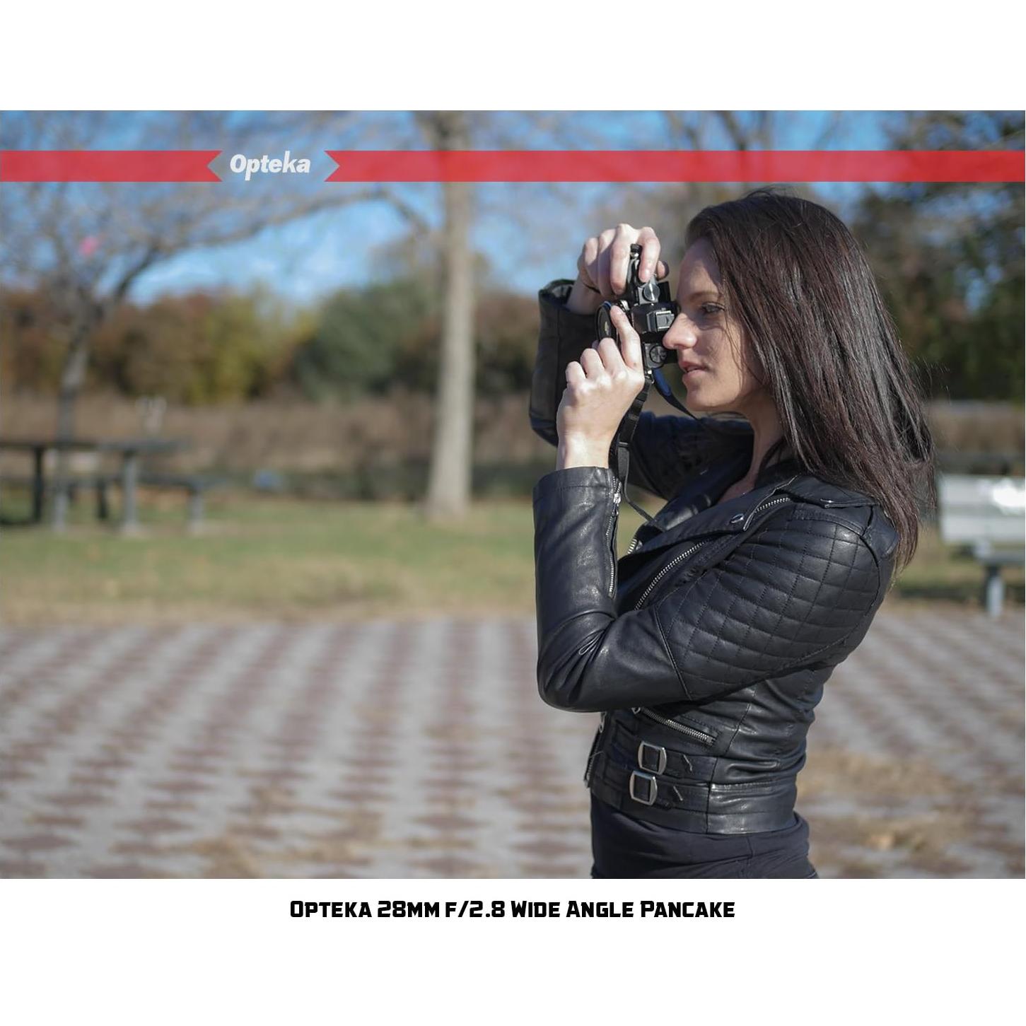 Lente Opteka 28mm f/2.8 Manual para Olympus M43