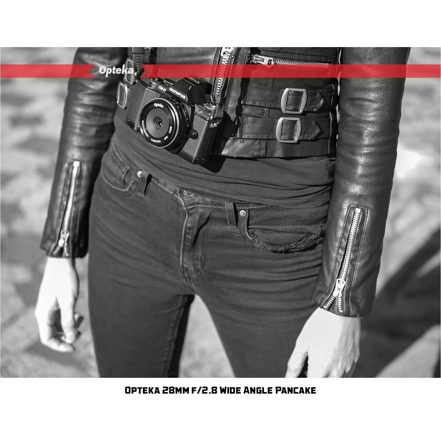 Lente Opteka 28mm f/2.8 Manual para Olympus M43