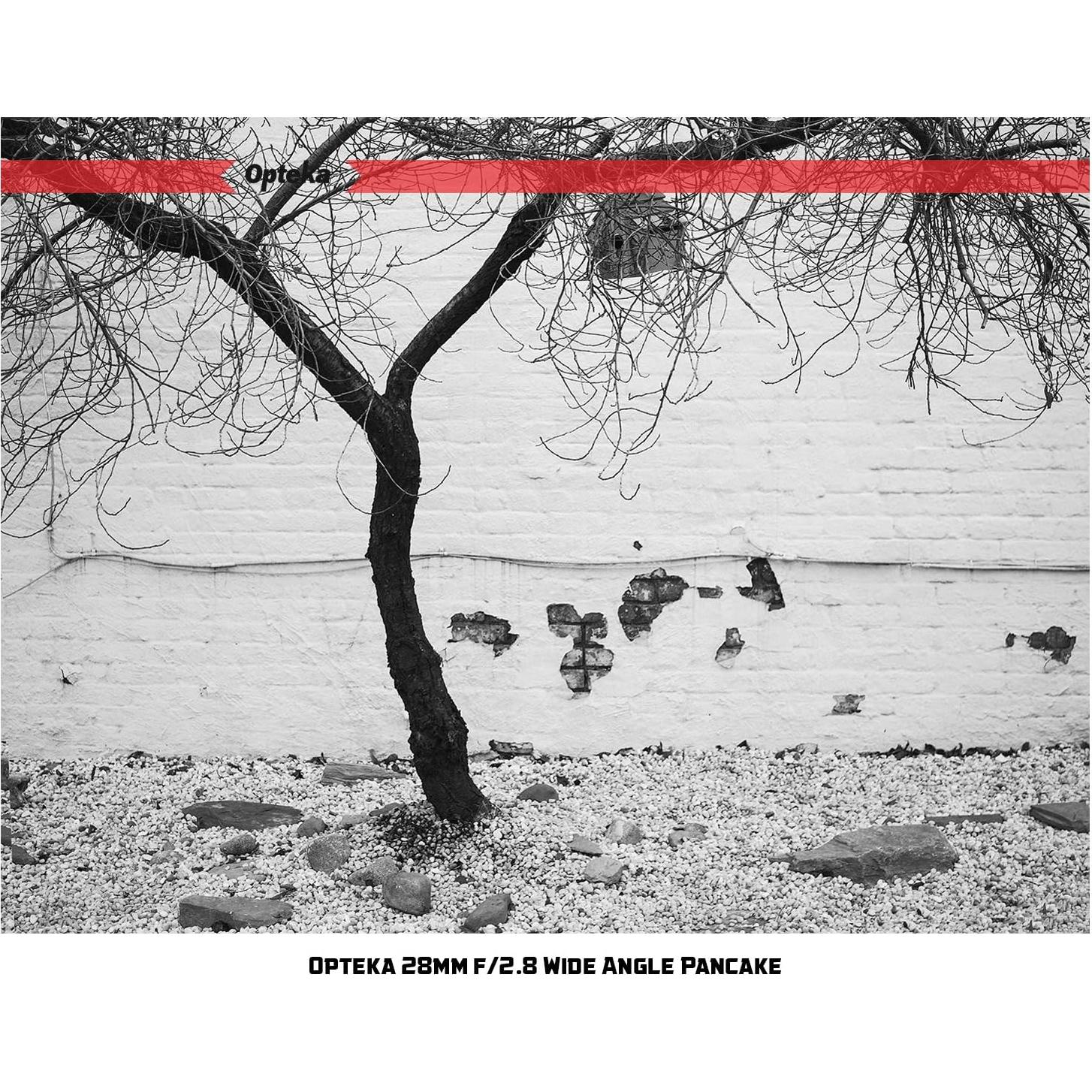 Lente Opteka 28mm f/2.8 Manual para Olympus M43