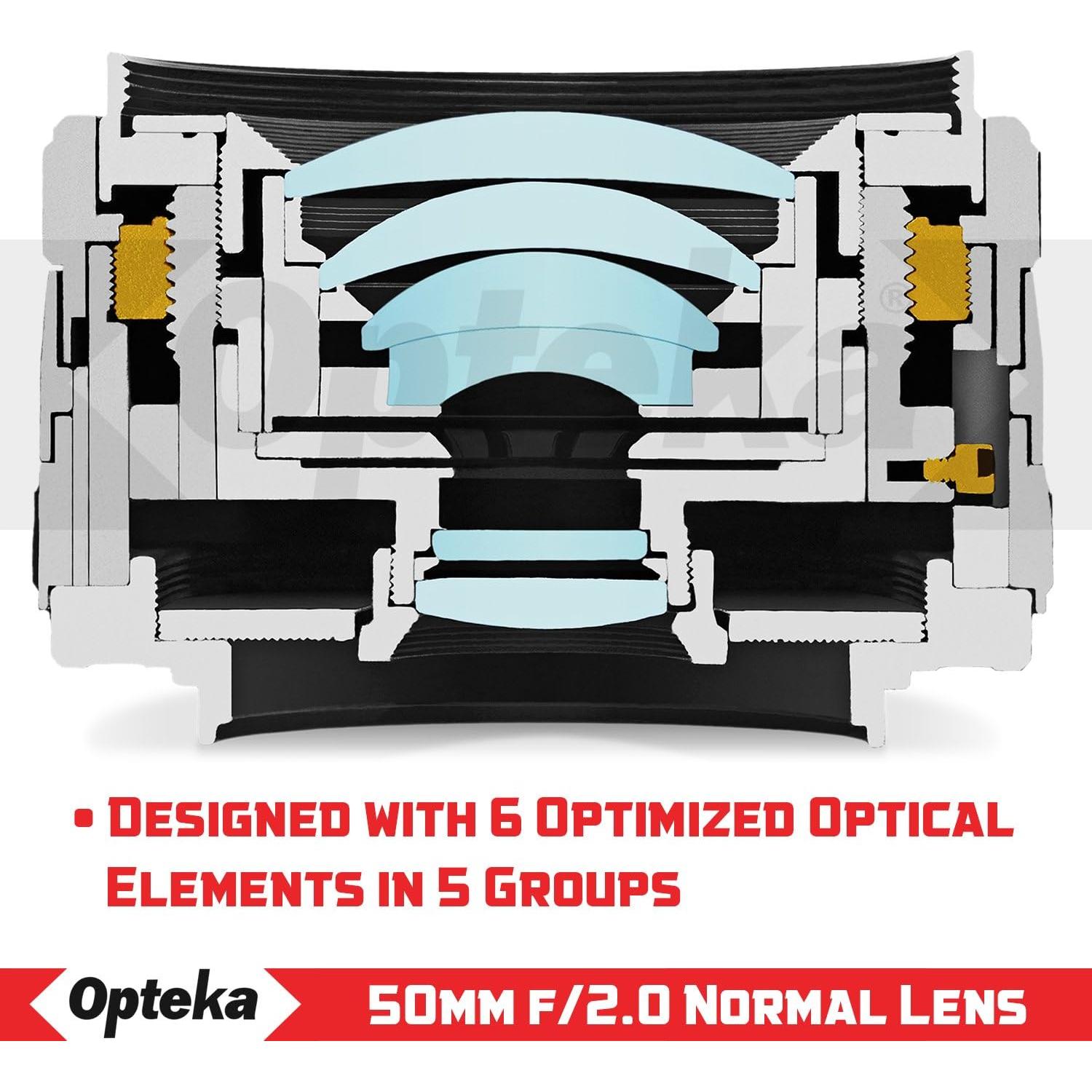 Lente Opteka 50mm f/2.0 Manual para Olympus M43 - Bokeh Hermoso