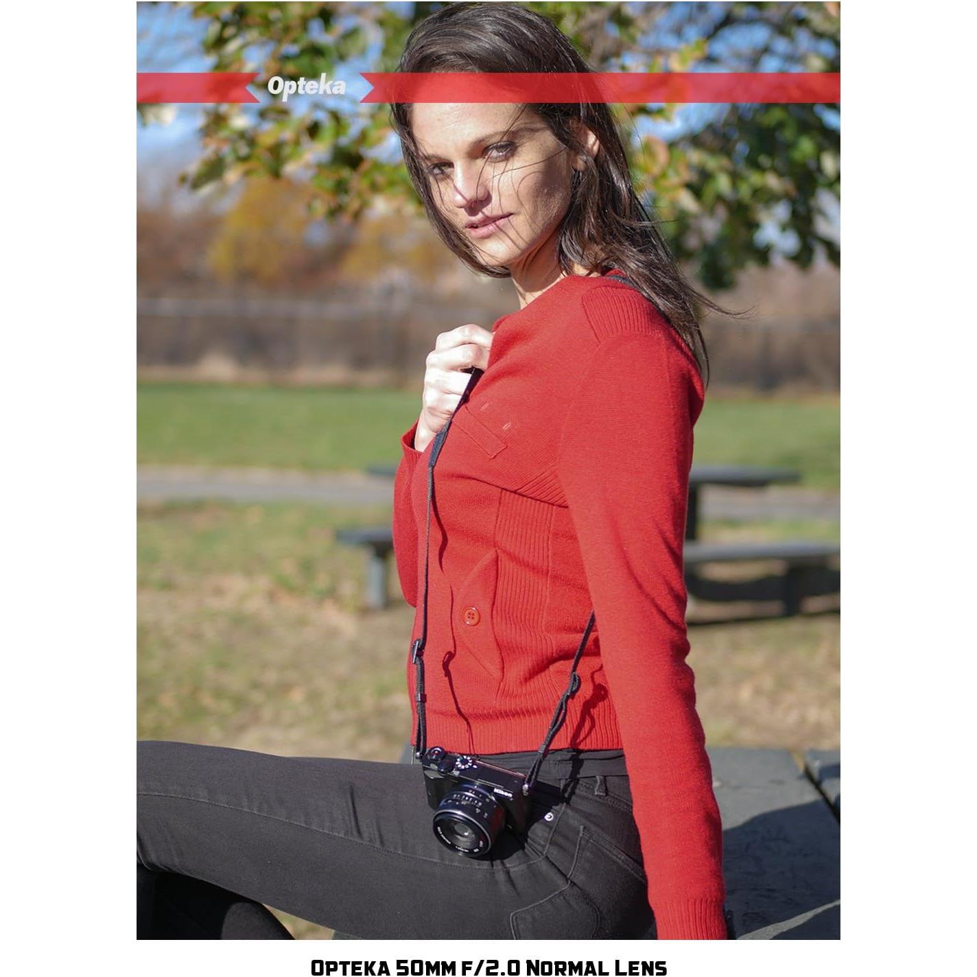 Lente Opteka 50mm f/2.0 Manual para Olympus M43 - Bokeh Hermoso