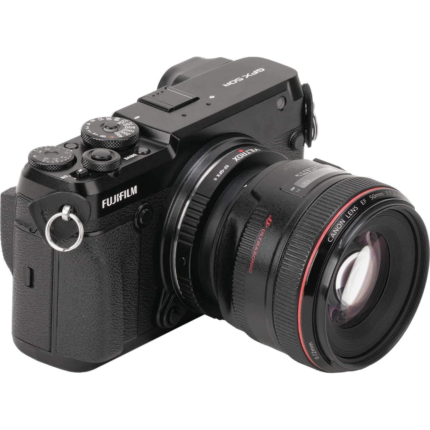 Adaptador de Lente VILTROX EF-GFX II para Fujifilm GFX