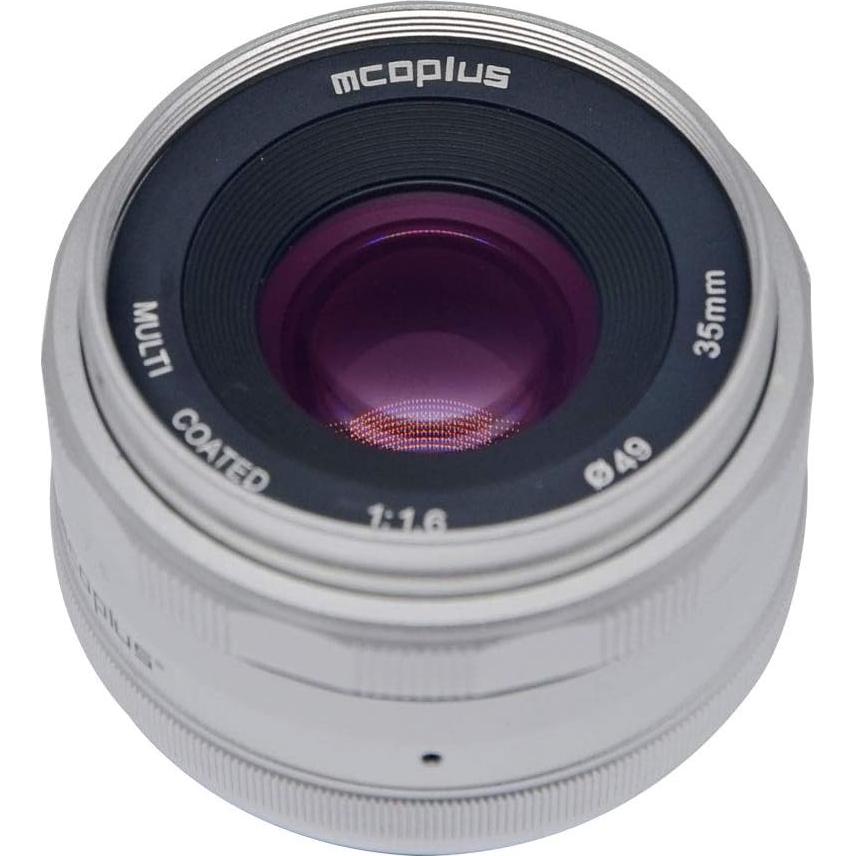Lente Mcoplus 35mm F1.6 Manual para Cámaras M4/3 Olympus Panasonic