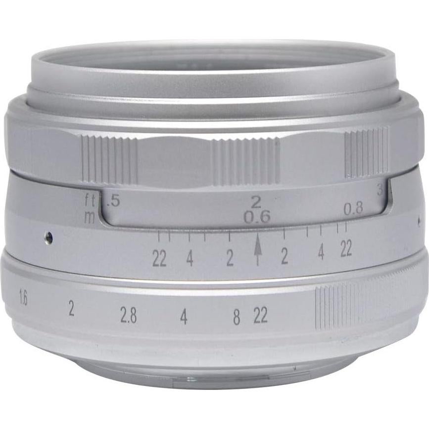 Lente Mcoplus 35mm F1.6 Manual para Cámaras M4/3 Olympus Panasonic