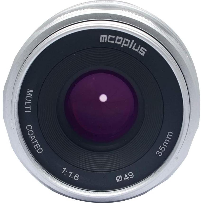Lente Mcoplus 35mm F1.6 Manual para Cámaras M4/3 Olympus Panasonic