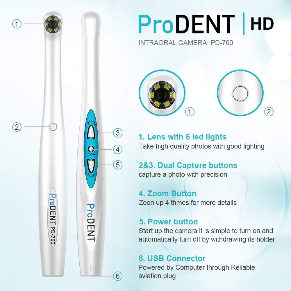 Cámara Intraoral HD ProDENT PD760 USB Compatible Software