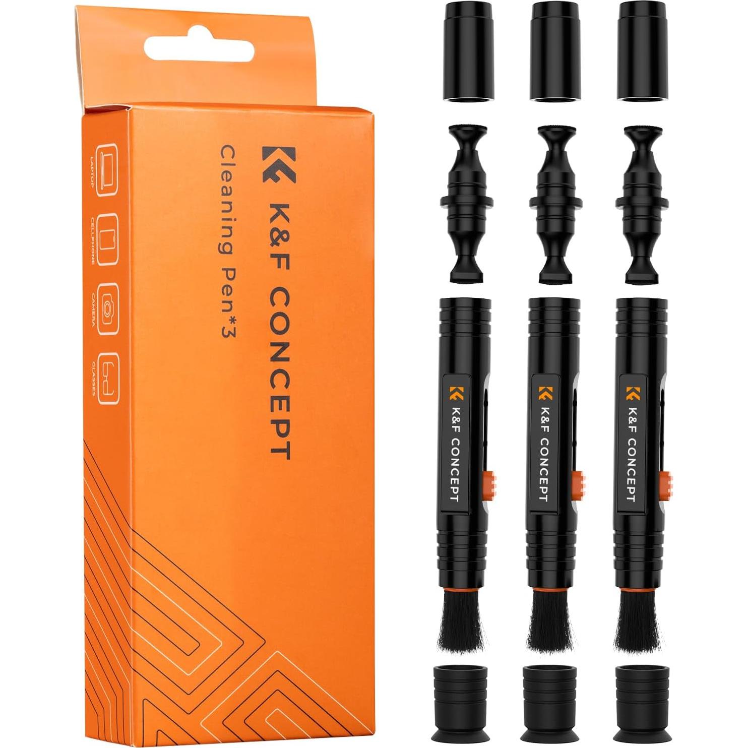 Adaptador de Montura de Lente K&F Concept + Bolígrafo de Limpieza