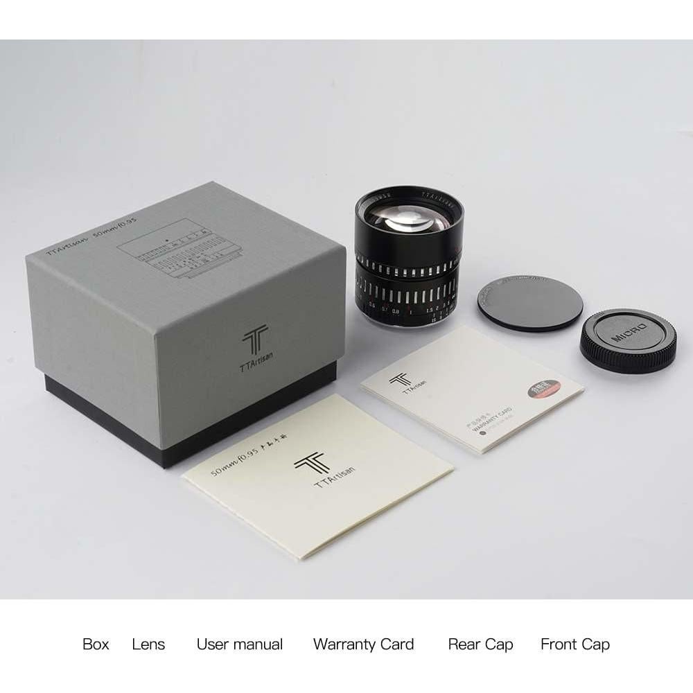 Lente TTartisan 50mm F0.95 para Cámara Nikon Z-Mount