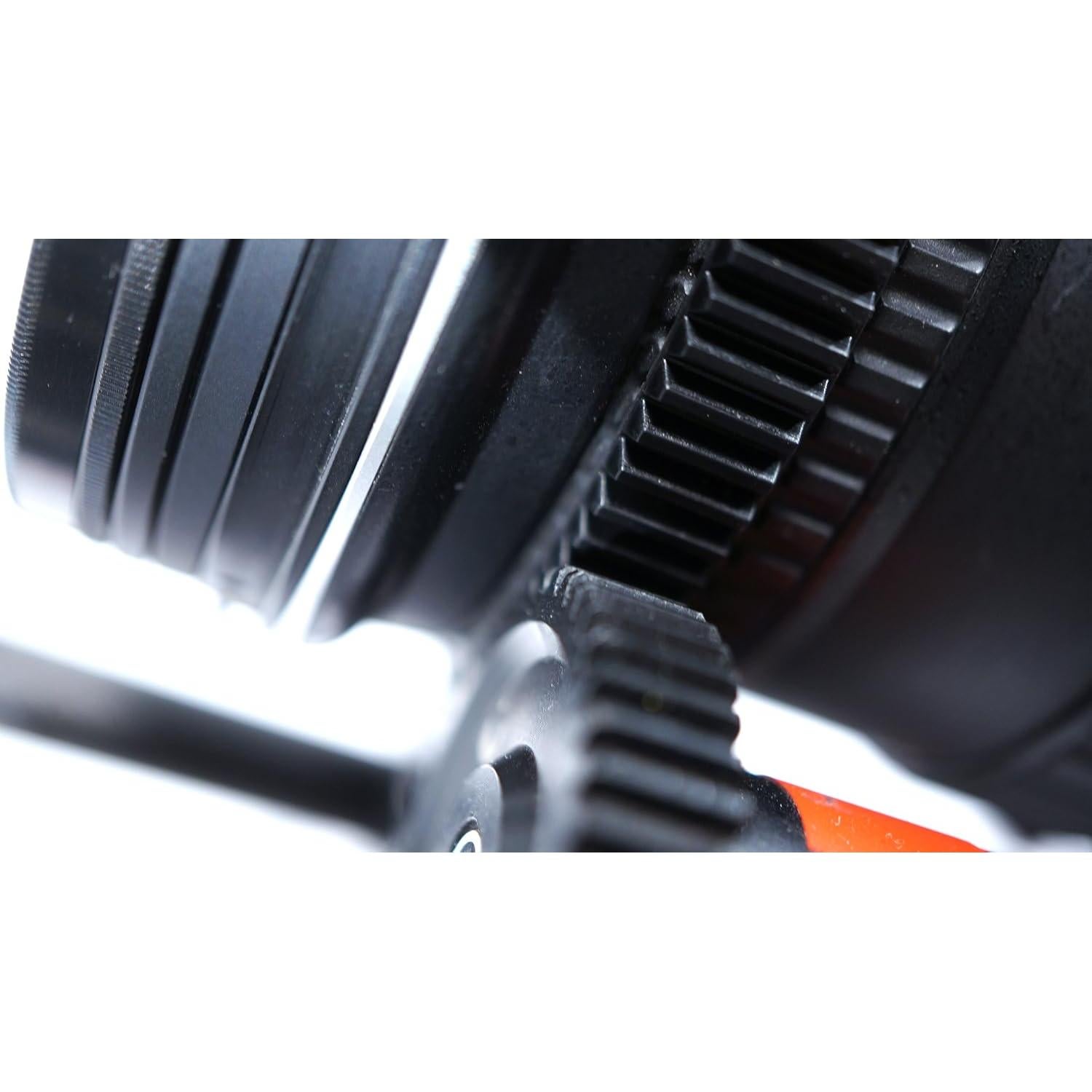 Engranaje de lente pequeño Half Inch Rails 18.5 cm 0.58 cm