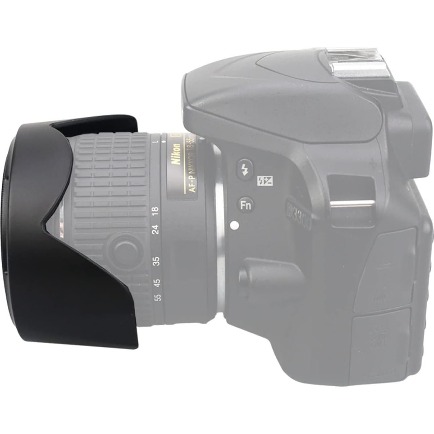 Capucha de Lente JJC Reversible para Nikon 18-55mm F3.5-5.6