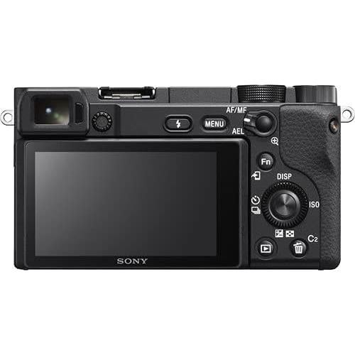 Sony a6400 Mirrorless Camera with 16-50mm Lens with Real-Time Eye Auto Focus, 4K Video (ILCE-6400L/B) + Sony E 55-210mm f/4.5-6.3 OSS Lens + 64GB Memory Card + NP-FW50 Battery + More (Renewed)