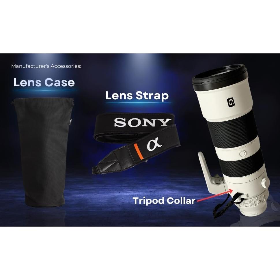 Lente Sony FE 200-600mm f/5.6-6.3 G OSS + Accesorios