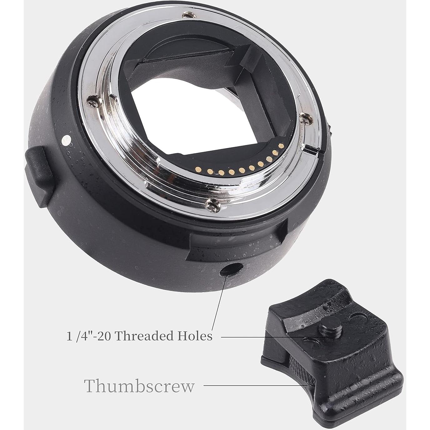 Adaptador Enfoque Automático Foto4easy EF-NEX IV para Lentes Canon a Sony