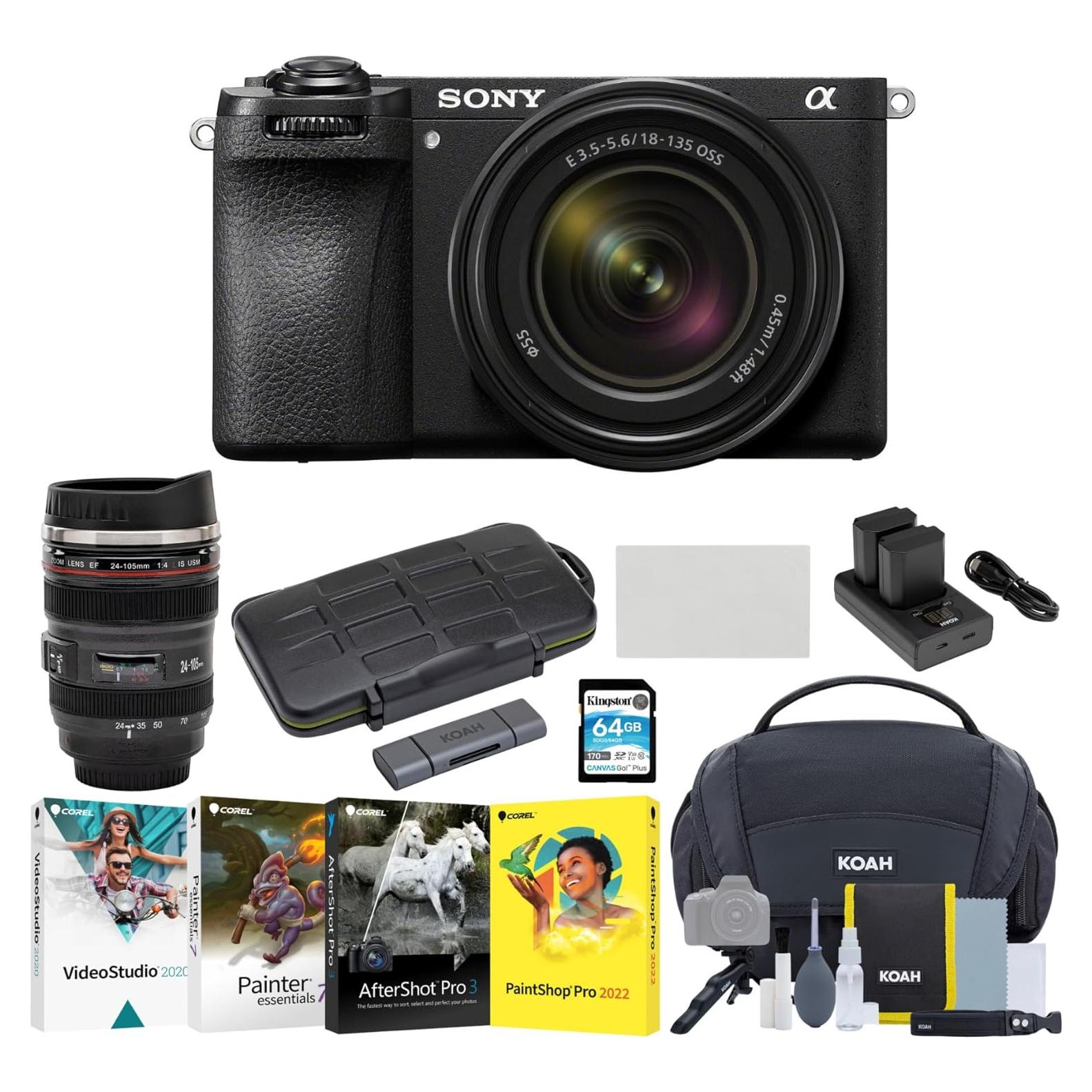 Cámara Híbrida Sony Alpha 6700 APS-C con Lente 18-135mm