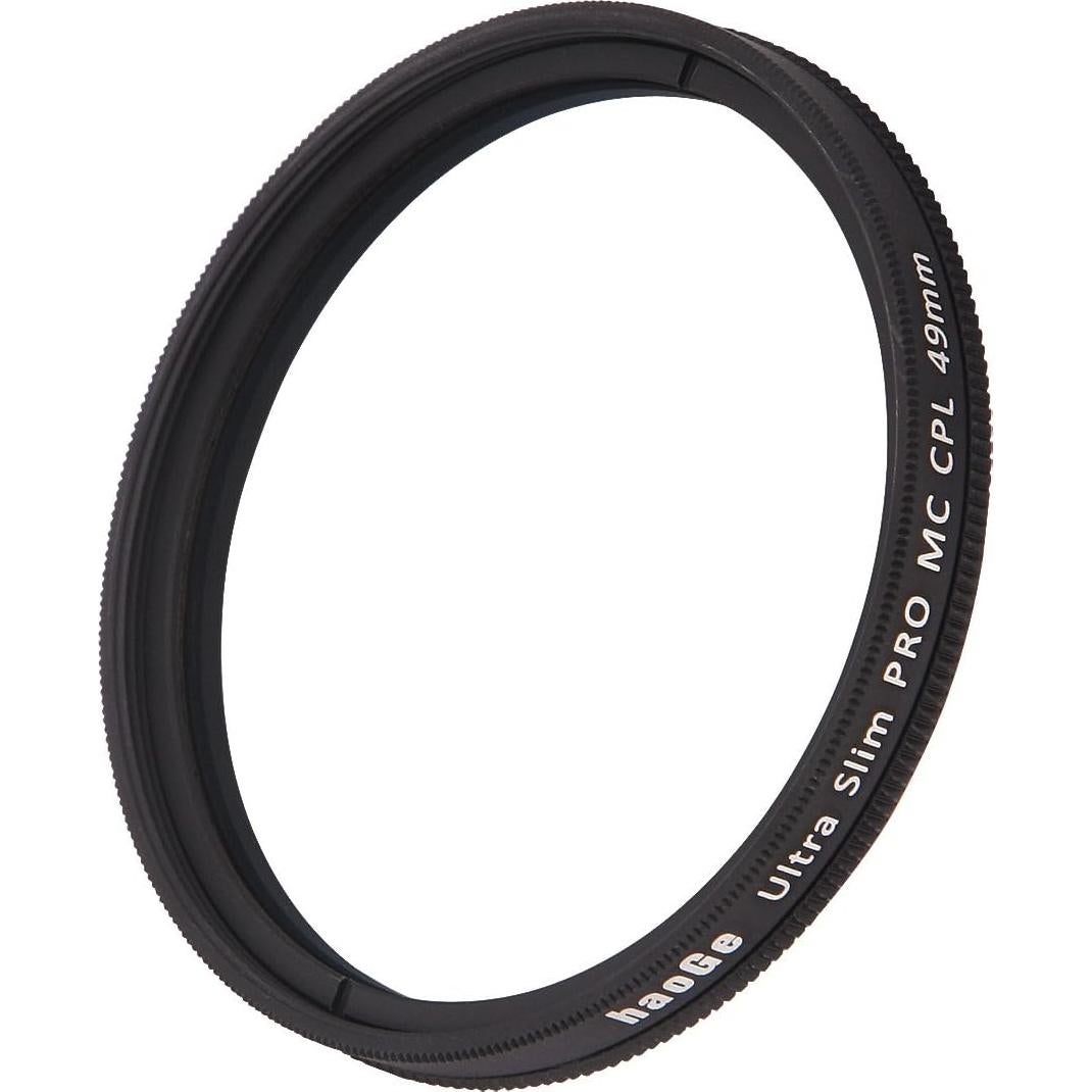 Filtro de Polarización Circular Multicapa Haoge 49mm para Cámaras