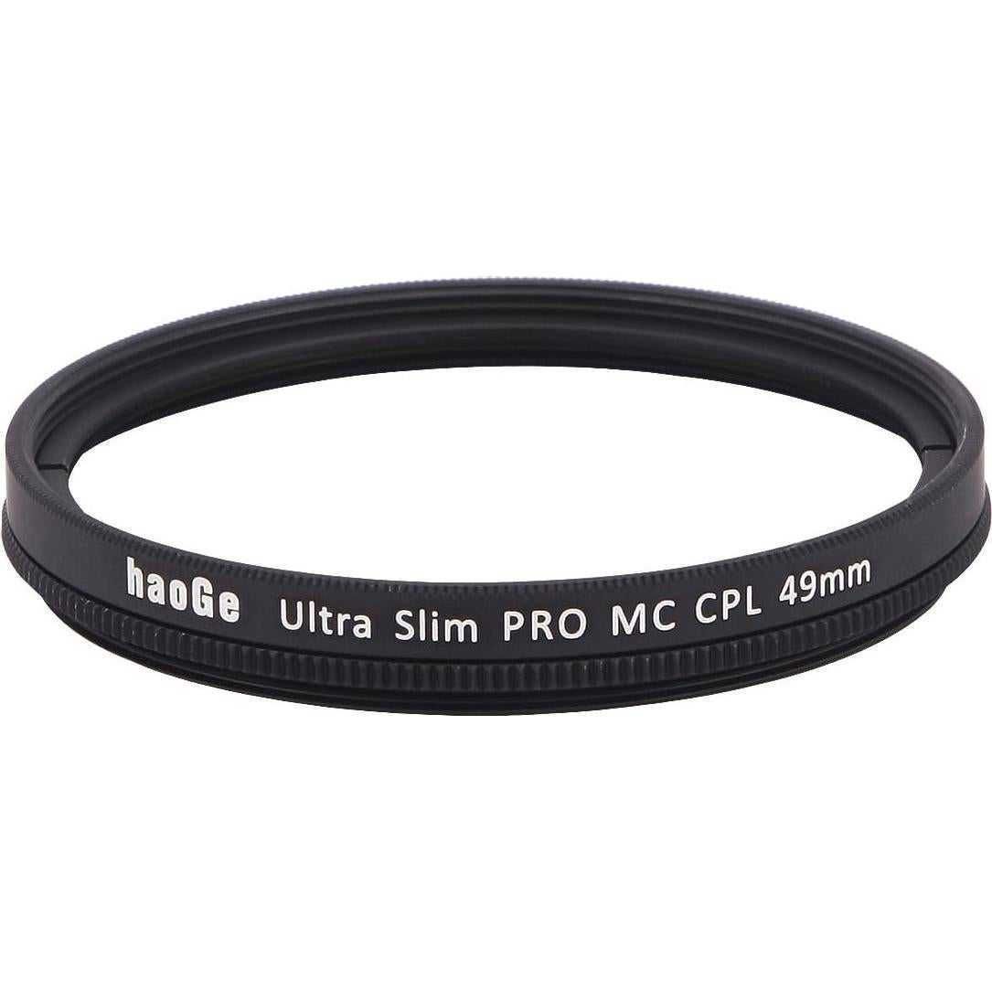 Filtro de Polarización Circular Multicapa Haoge 49mm para Cámaras