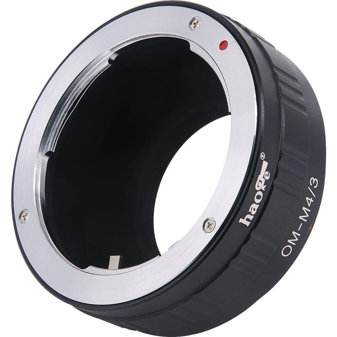 Adaptador de Lente Manual Haoge OM a M4/3 para Olympus y Panasonic