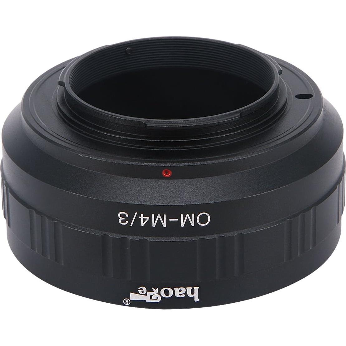 Adaptador de Lente Manual Haoge OM a M4/3 para Olympus y Panasonic