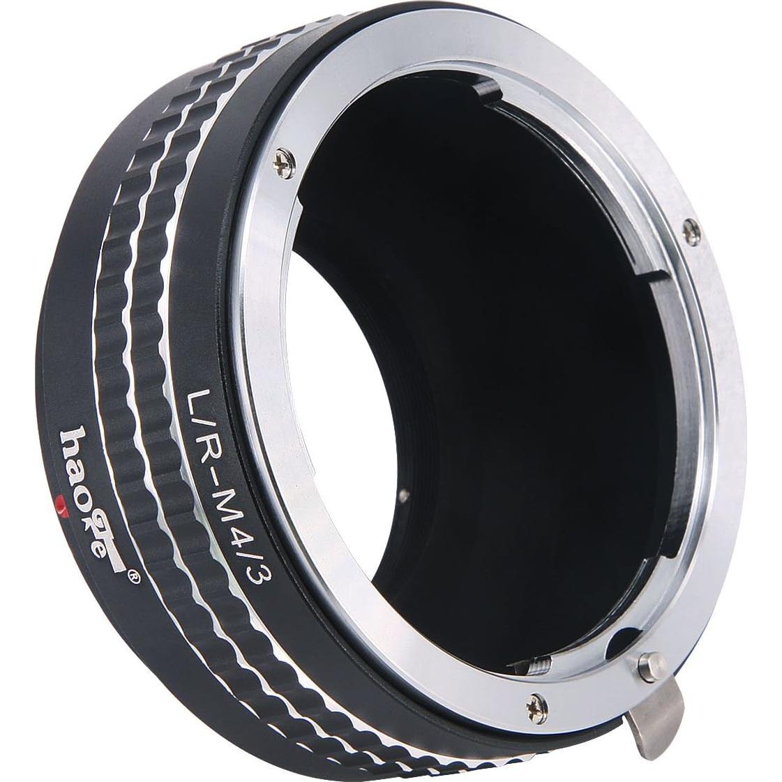 Adaptador de Lente Manual Haoge Leica R a Micro Cuatro Tercios