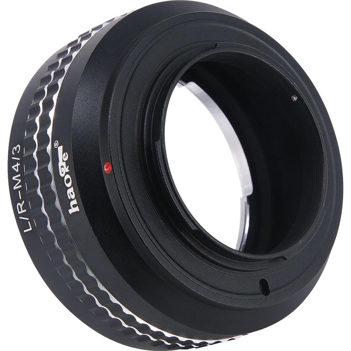 Adaptador de Lente Manual Haoge Leica R a Micro Cuatro Tercios