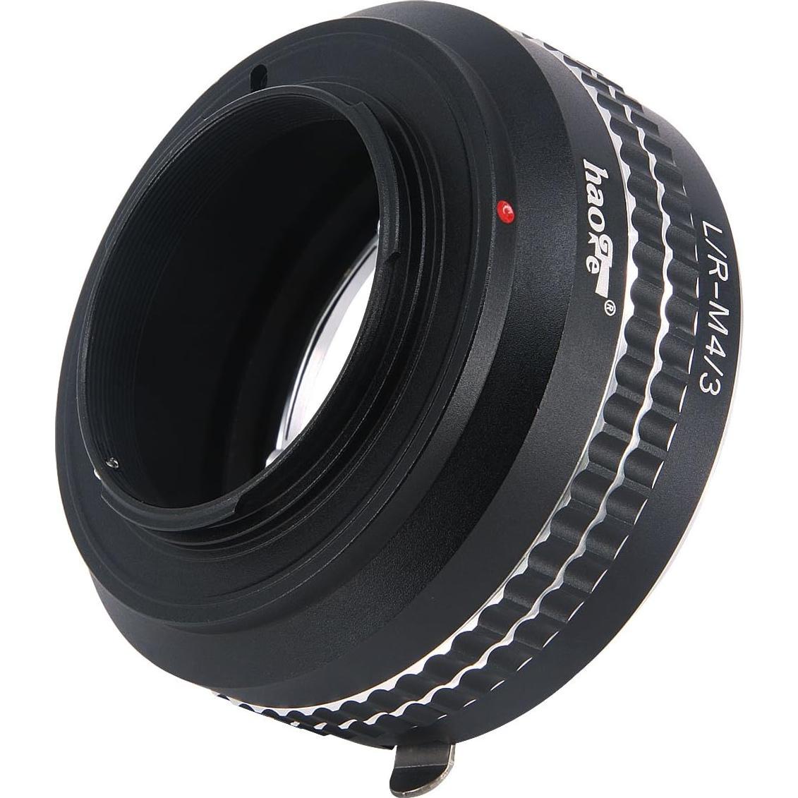 Adaptador de Lente Manual Haoge Leica R a Micro Cuatro Tercios