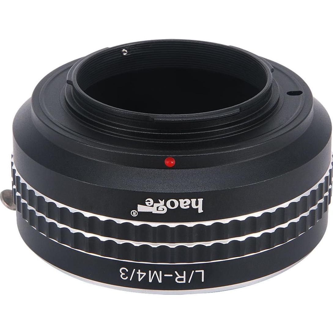 Adaptador de Lente Manual Haoge Leica R a Micro Cuatro Tercios