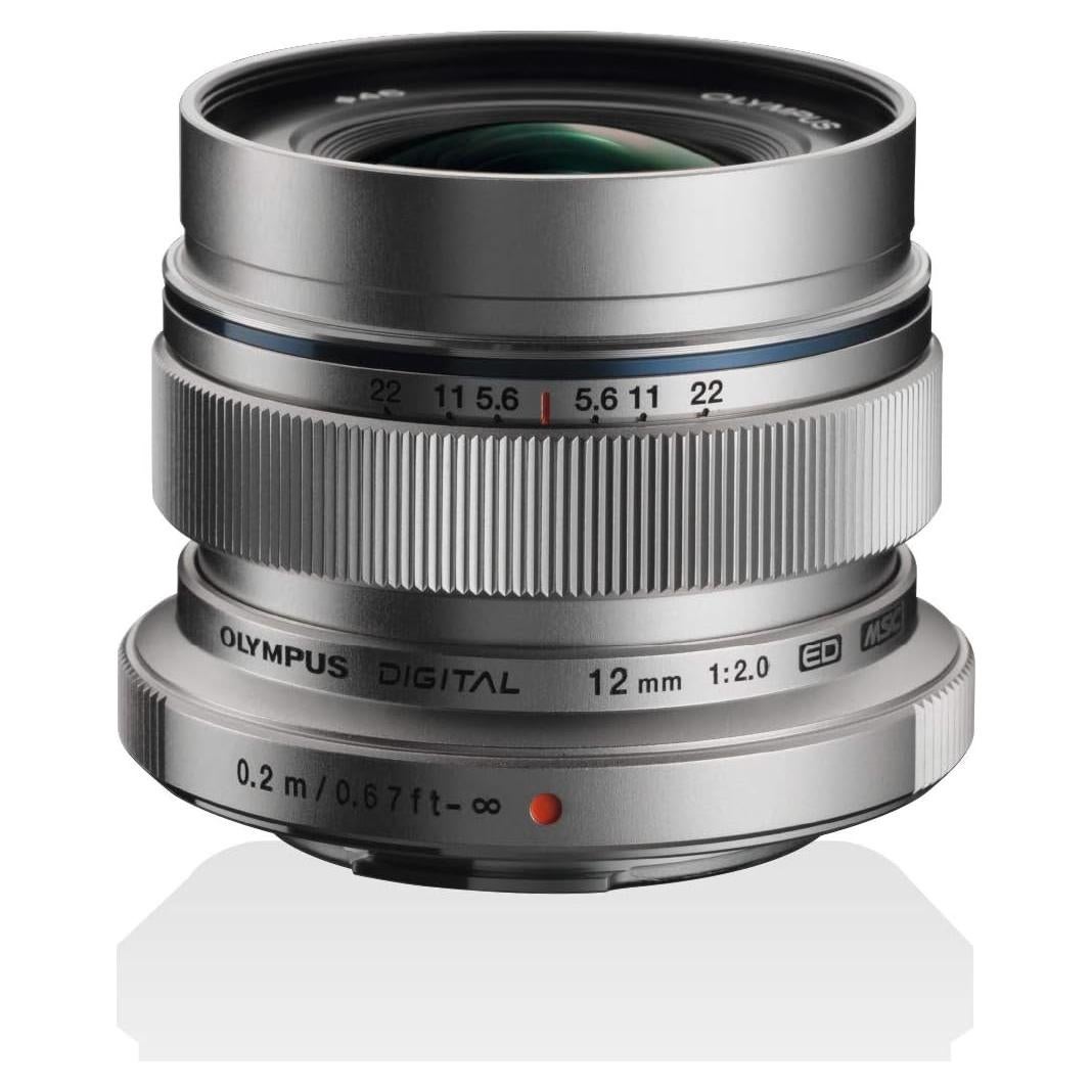 Lente Gran Angular Olympus M.Zuiko 12mm f/2.0 Micro Cuatro Tercios