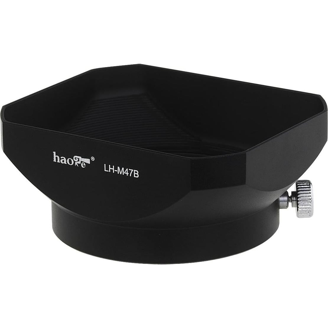 Sombrero de Lente de Metal Haoge LH-M47B para Olympus M.ZUIKO 12mm