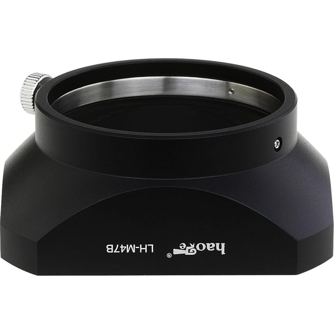 Sombrero de Lente de Metal Haoge LH-M47B para Olympus M.ZUIKO 12mm