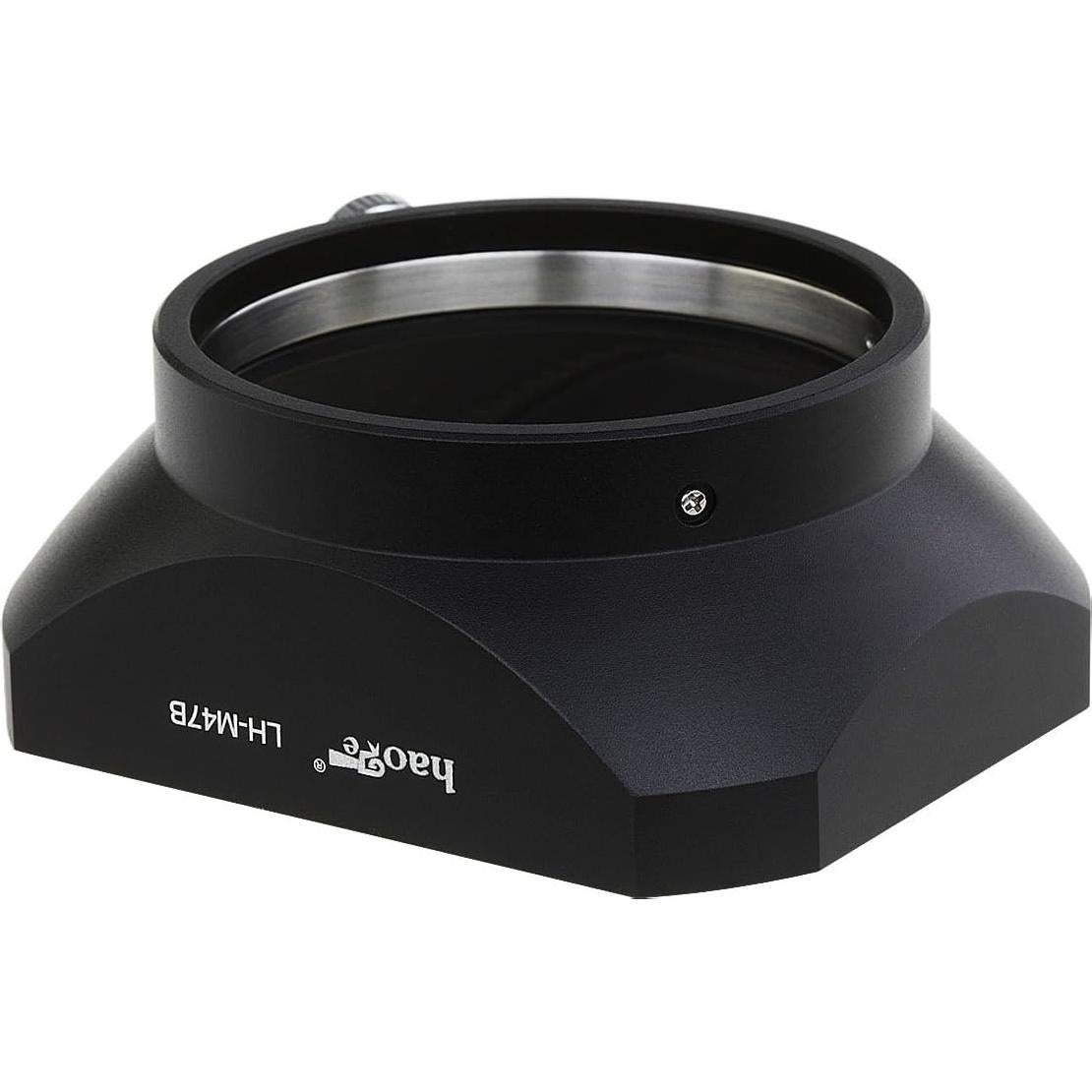 Sombrero de Lente de Metal Haoge LH-M47B para Olympus M.ZUIKO 12mm