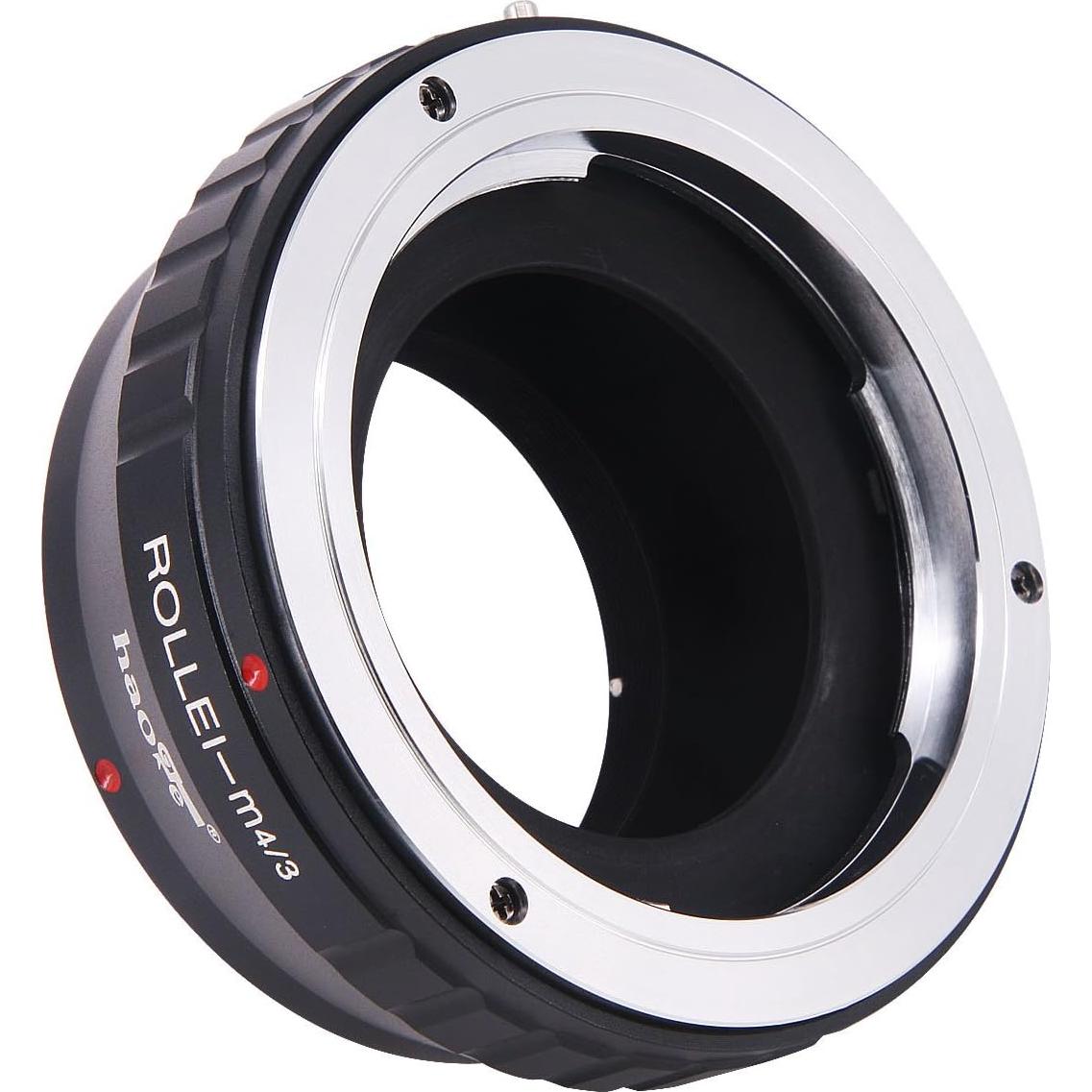 Adaptador de Lente Manual Haoge para Rollei 35 a Olympus M4/3