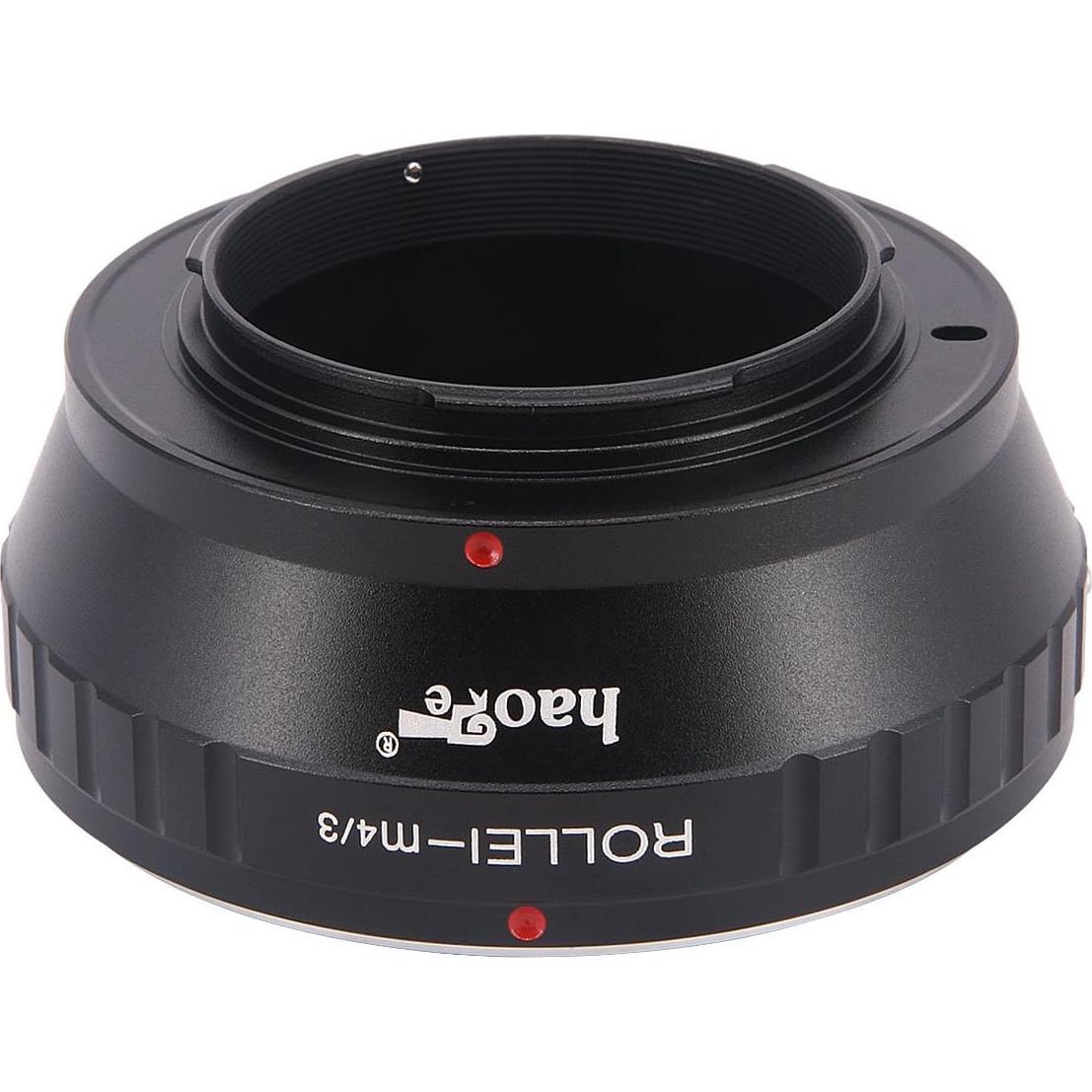 Adaptador de Lente Manual Haoge para Rollei 35 a Olympus M4/3