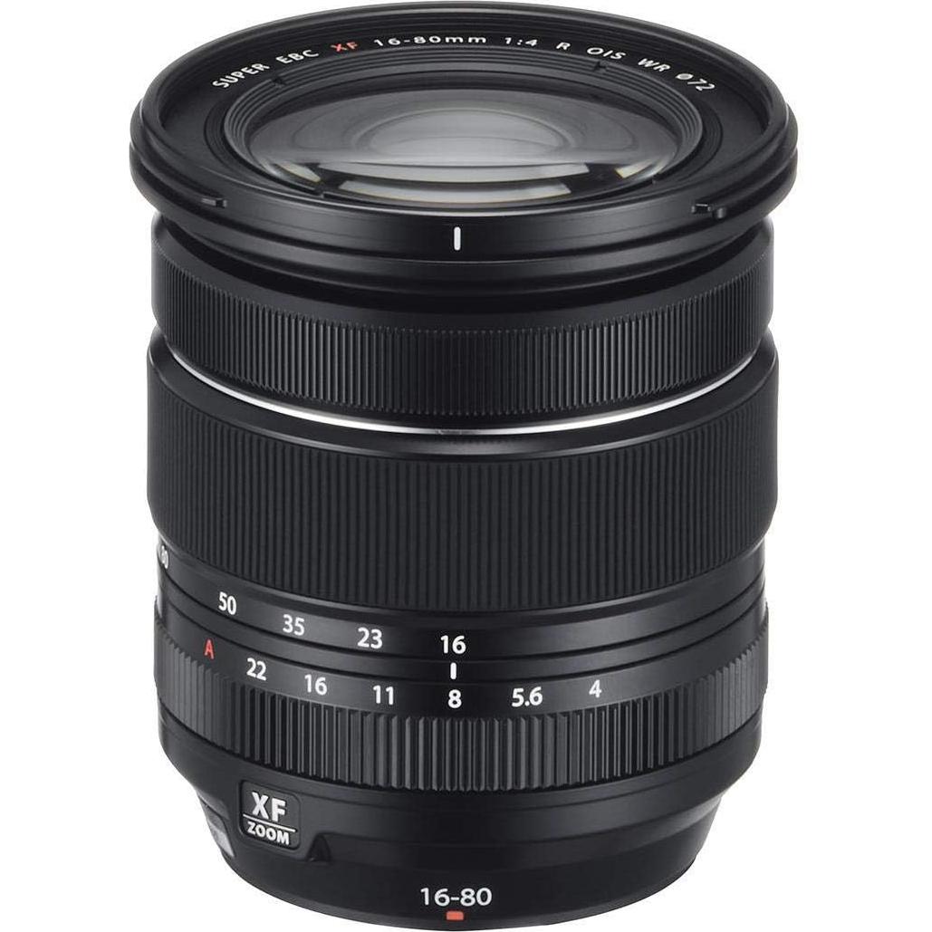 Lente Fujifilm XF 16-80mm f/4.0 R OIS WR con Filtro UV y Accesorios