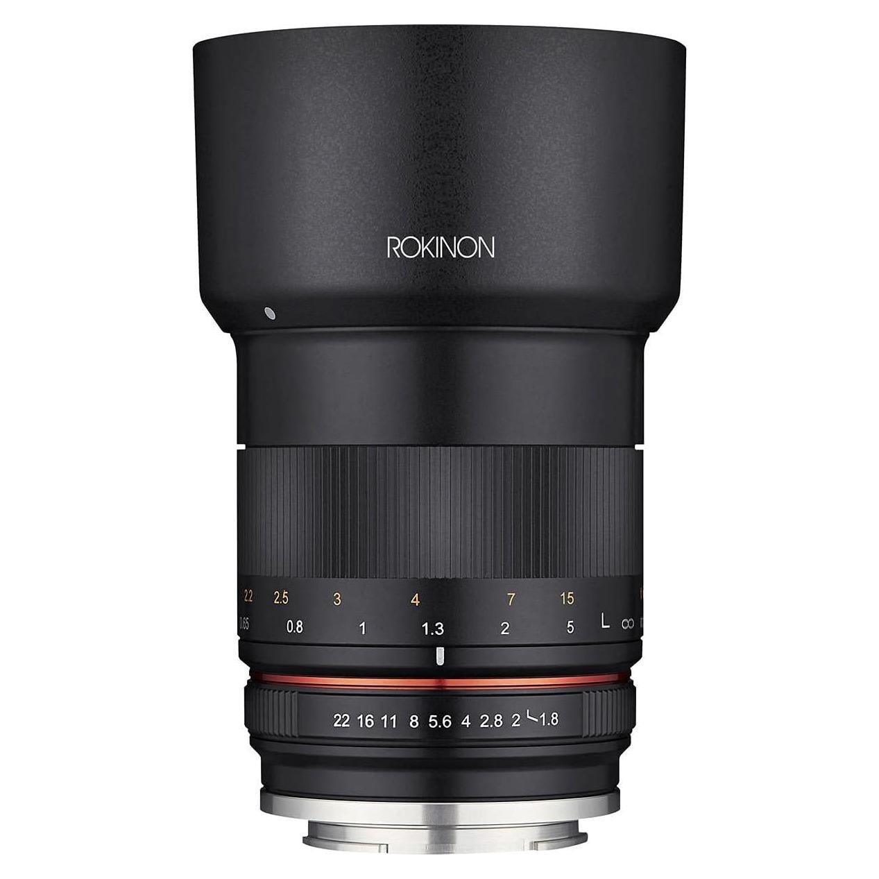 Lente Rokinon 85mm f/1.8 Manual para Fujifilm X - Negro