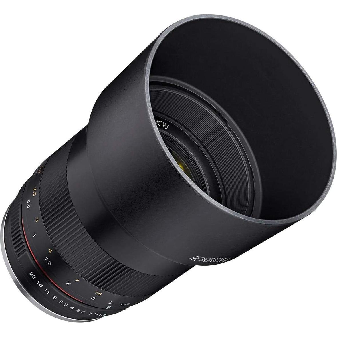 Lente Rokinon 85mm f/1.8 Manual para Fujifilm X - Negro