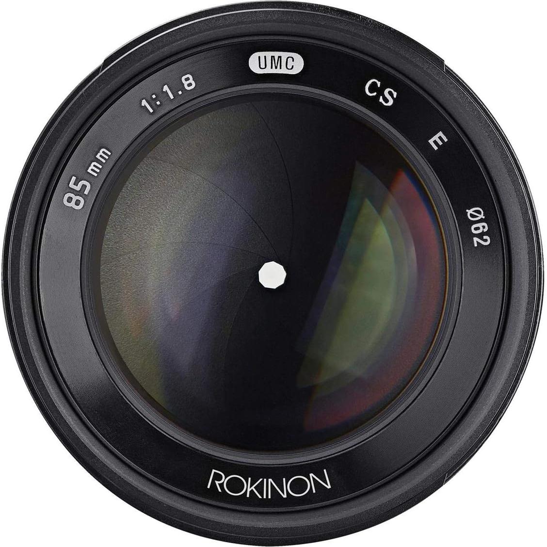 Lente Rokinon 85mm f/1.8 Manual para Fujifilm X - Negro