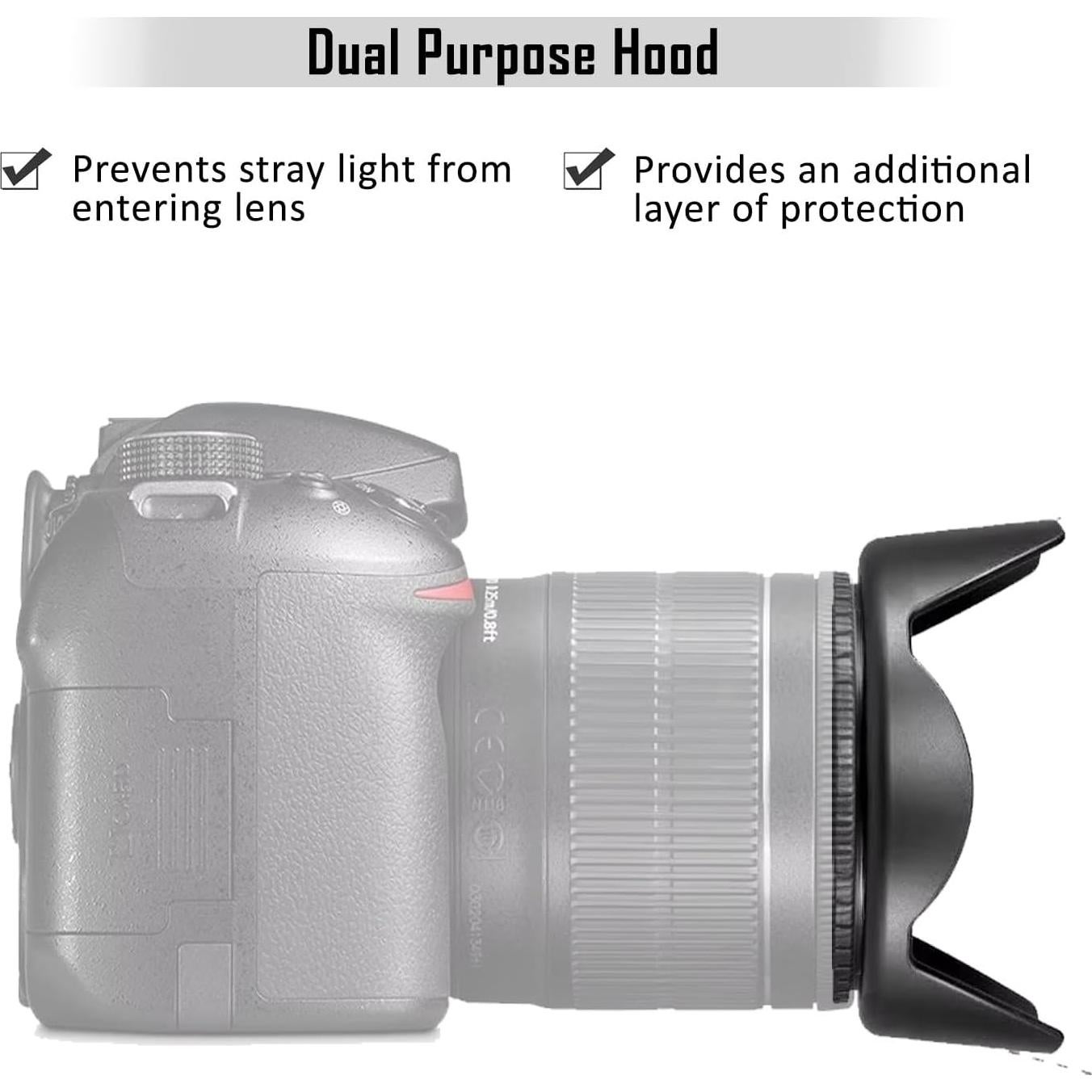 Parasol Tulipán Digital Nc para Lente Pentax 50mm f/1.4