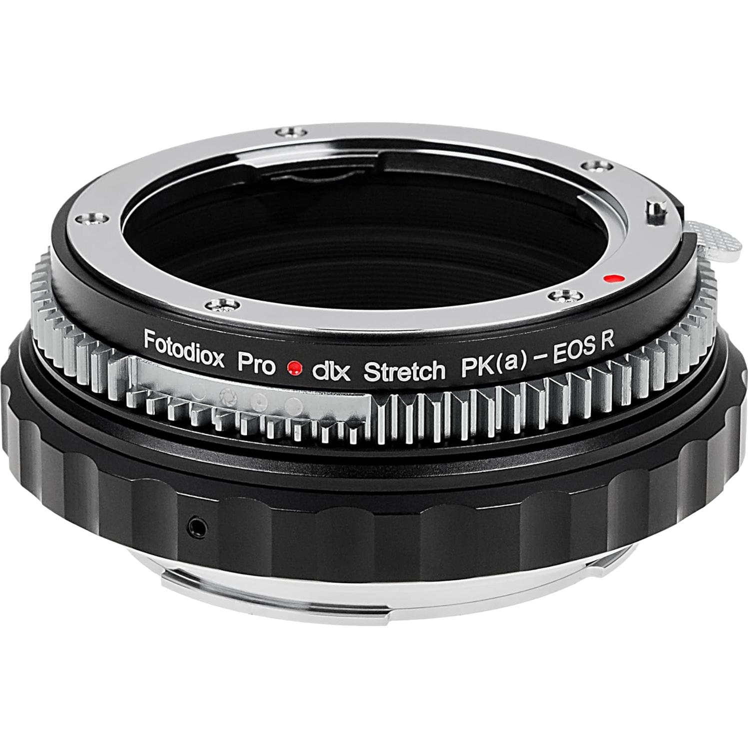 Adaptador Fotodiox DLX Stretch Pentax K a EOS R/RF con Filtros ND